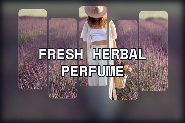 fresh herbal perfume